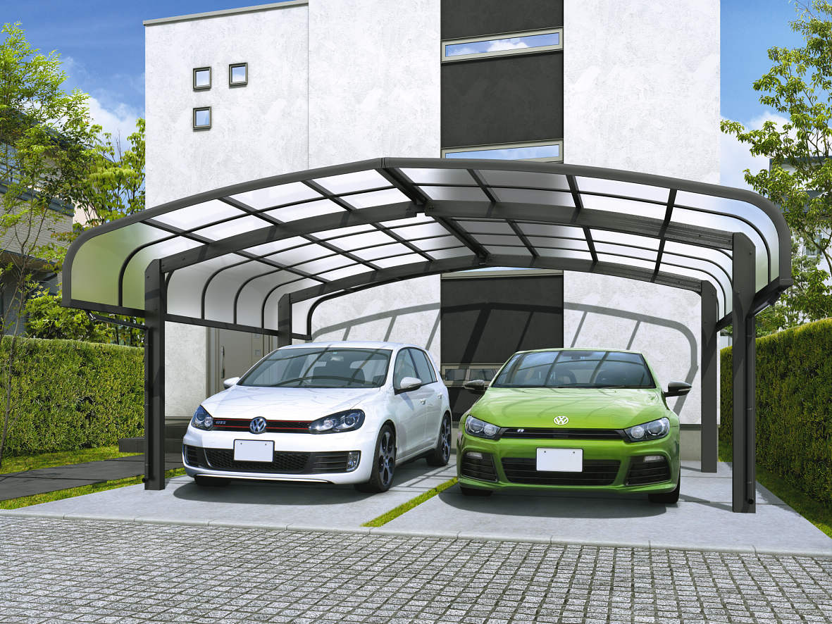 アリュースキャップ M合掌連棟セット　J51・27-27(H20) ポリカーボネート板　